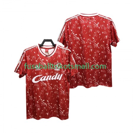 Fußballtrikots Liverpool 1989 1991 Retro Kurzarm Heimtrikotsatz kaufen